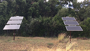 Wells in Spain, Standing Solar Panels